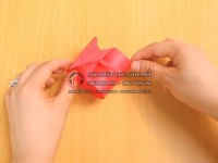 Gấp giấy origami hình chiếc xe tăng
