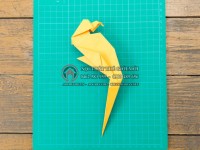 Gấp giấy origami hình con cá ngựa